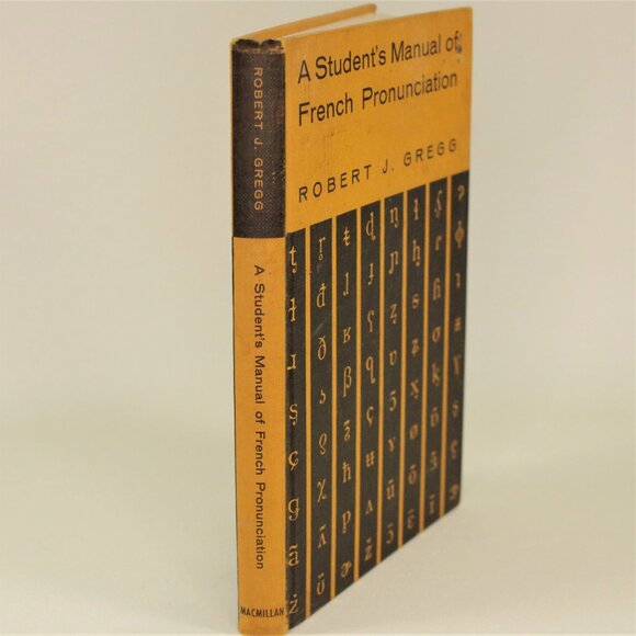 A Student's Manual of French Pronunciation, Macmillan 1960 First Ed. Textbook - Picture 2 of 9